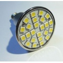 Żarówka LED24 SMD - E14, 230V, 4,5W - potrójne diody, aluminiowa obudowa