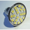 Żarówka LED21 SMD - GU10, 230V, 4W - potrójne diody, aluminiowa obudowa