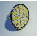 Żarówka LED24 SMD - MR16, 230V, 4,5W - potrójne diody, aluminiowa obudowa